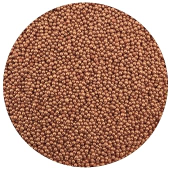 Celebakes by CK Products Shimmering Rose Gold Nonpareils, 3.8 oz.