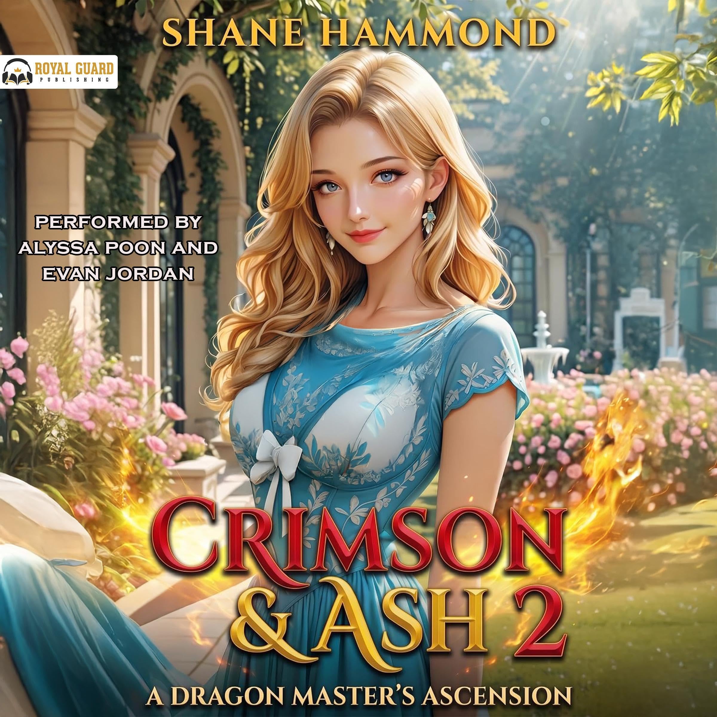 Cover art for Crimson & Ash: A Dragon Master's Ascension 2