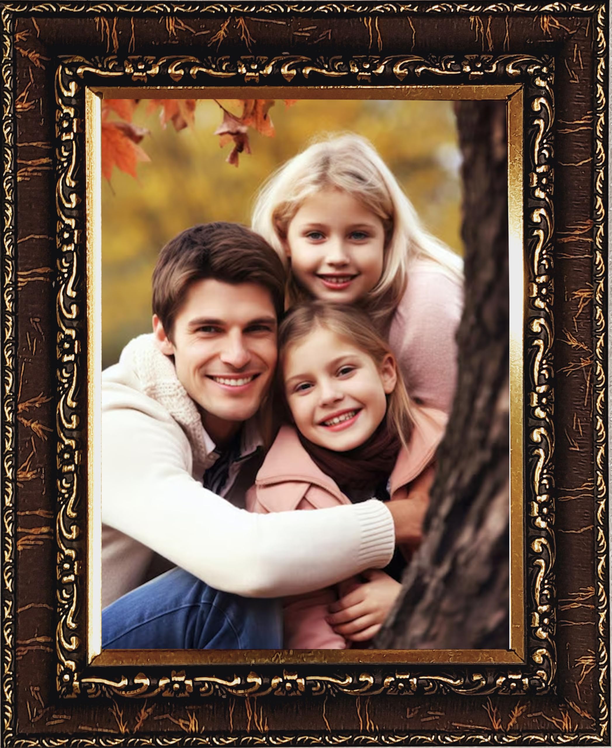 pcorporation Antique Color 8x6 Photo Frame – Vintage-Inspired