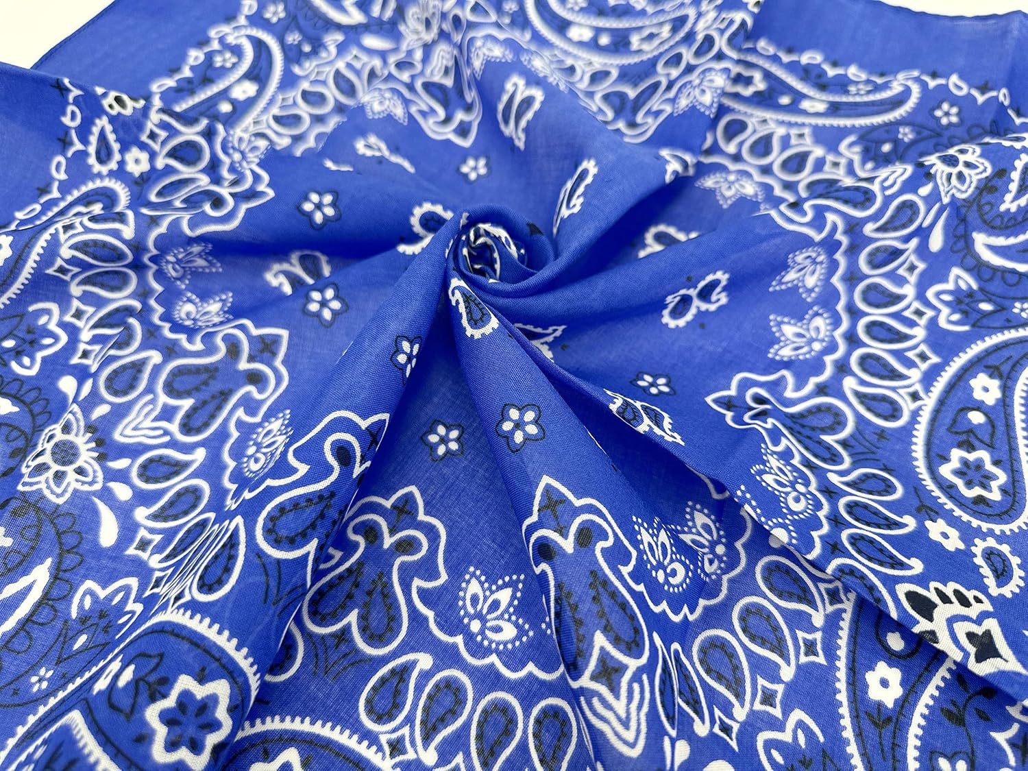 Bandanas for Women and Men，3 Pack Super Soft Thin 60s Preium Cotton 22 inch Handkerchiefs