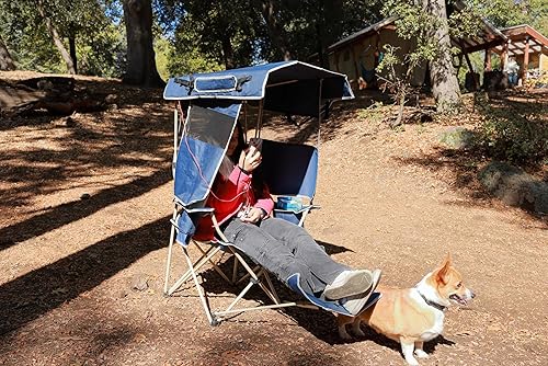 Miniatura 2 de Nice C Silla con toldo, silla paraguas, sillas con sombra, sillas deportivas, USB, cable de carga tipo C y CC incluido, paneles solares de 30 W,