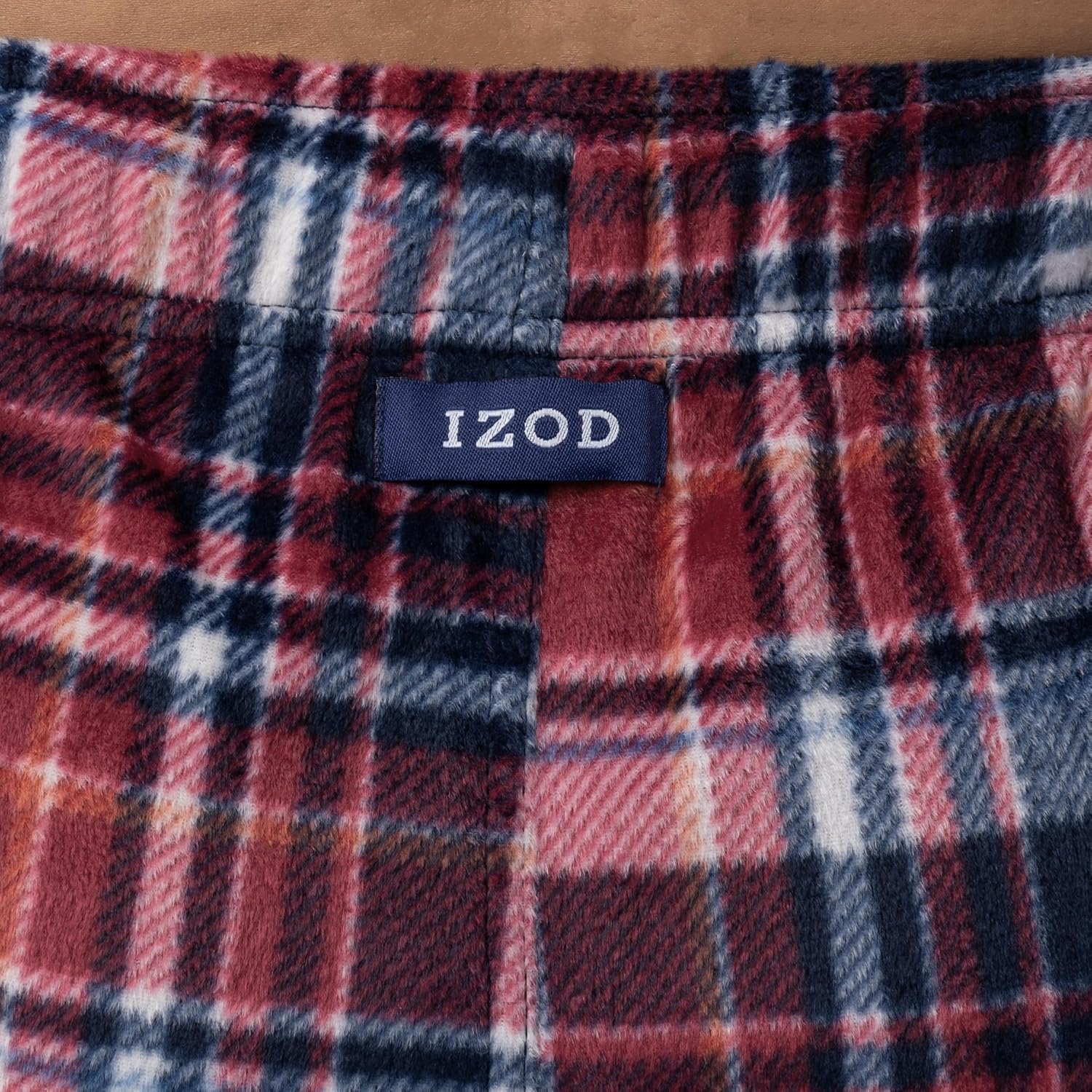 IZOD mens Long Sleeve Jersey Top and Fleece Pants Sleep Pajama Set - Image 6