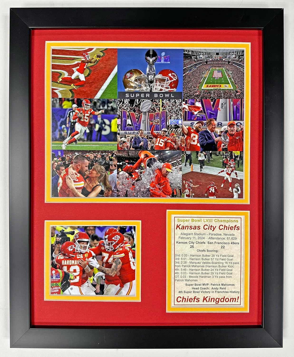 2023 LVIII Champions | Framed Photo Collages (12"x15", Mosaic)