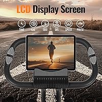 Vista 6 de Folding Exercise Bike Stationary Bike Recumbent Exercise bike with Multi-Level Adjustable Magentic Resistance and Arm Resistance Band LCD Display