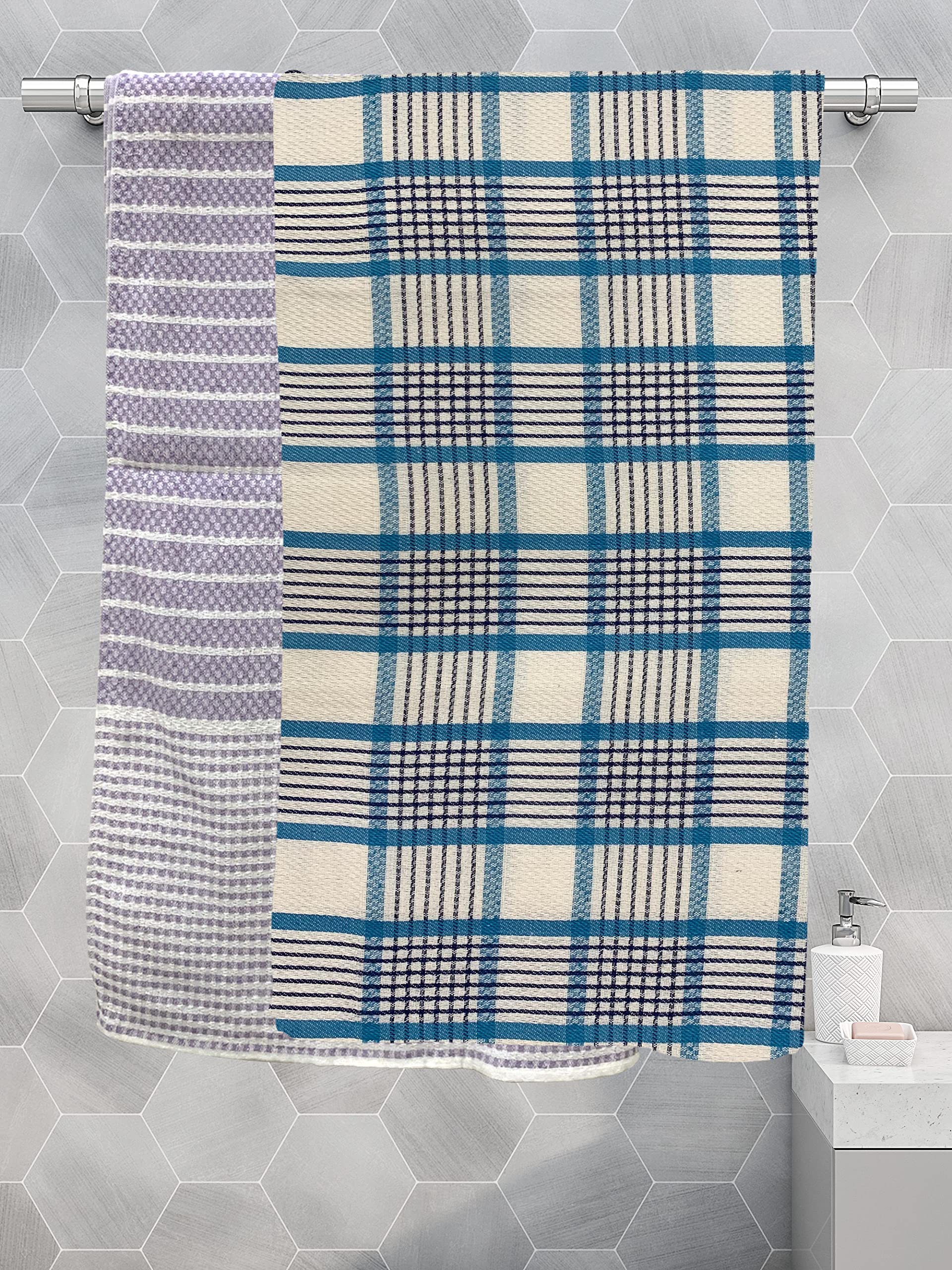 Athom Trendz Presents Athom Living Woven Light Weight Bath Towels, Made up Cotton, Soft & Skin Friendy, Water Absorbent and Dries Quickly, Ideal for Travel Usage.