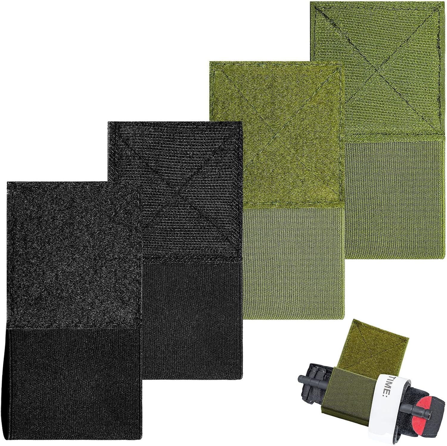 4 Pcs Elastic Tourniquet Holder TQ Holster with Retention