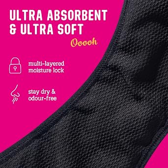 FLO Period Pants – Leakproof & Machine Washable Period Pants for Women & Teens – Ideal for Postpartum, Incontinence & Heavy Flow Menstrual Cycles