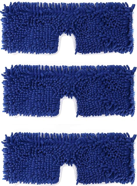 Tidy Monster 3 Pack Mop Refills Compatible with O-Ceda Dua-Action Microfiber Mop, Replacement Mop Heads for Dry/Wet Use, Machine Washable Double Sided All Surface Cleaning