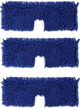 Tidy Monster 3 Pack Mop Refills Compatible with O-Ceda Dua-Action Microfiber Mop, Replacement Mop Heads for Dry/Wet Use, Machine Washable Double Sided All Surface Cleaning
