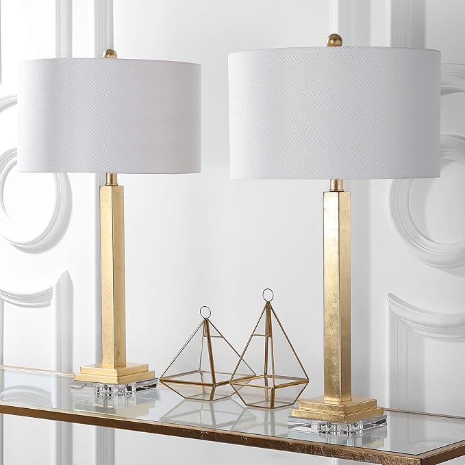 SAFAVIEH Perri Lámpara de Mesa Dorada 30 pulgadas Set de 2 miniatura 7