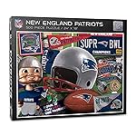 YouTheFan NFL New England Patriots Retro Series Puzzle - 500 Pieces