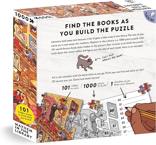 Miniatura 7 de Big Potato Video Game Valley Rompecabezas de videojuegos para adultos (1000 piezas) lleno de 101 acertijos para resolver