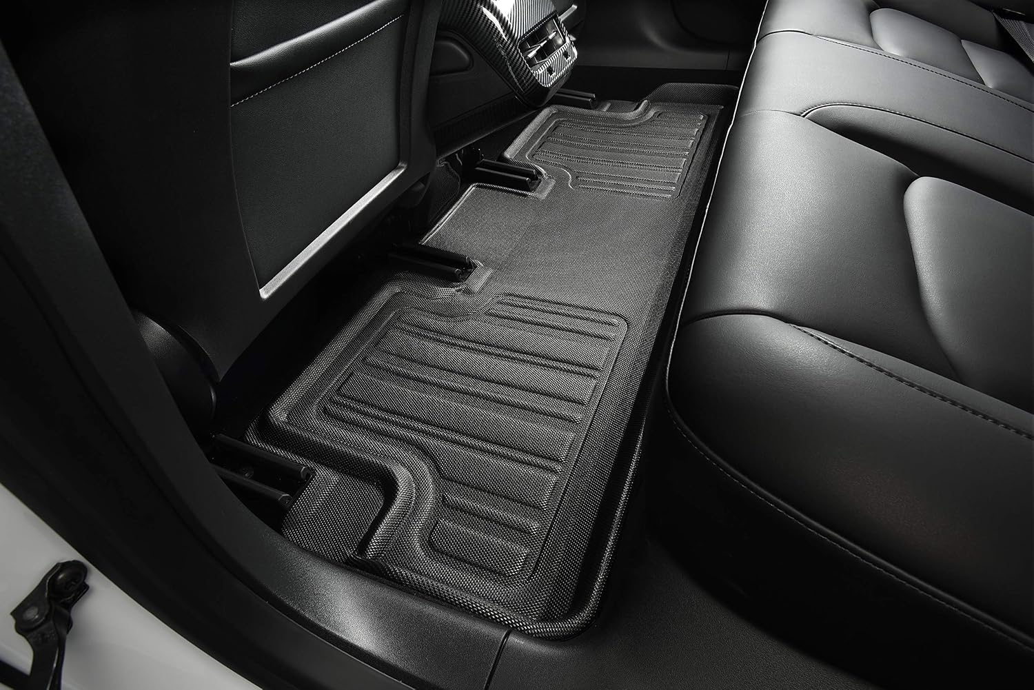 3D MAXpider Elitect Floor Mat (Black) compatible with Tesla Model S 2021-2024 - Full Set