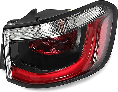 HECASA Luz trasera derecha compatible con la lámpara de freno trasera trasera Jeep Compass 2017-2020 con repuesto Blub para CH2804115, CH2805115,