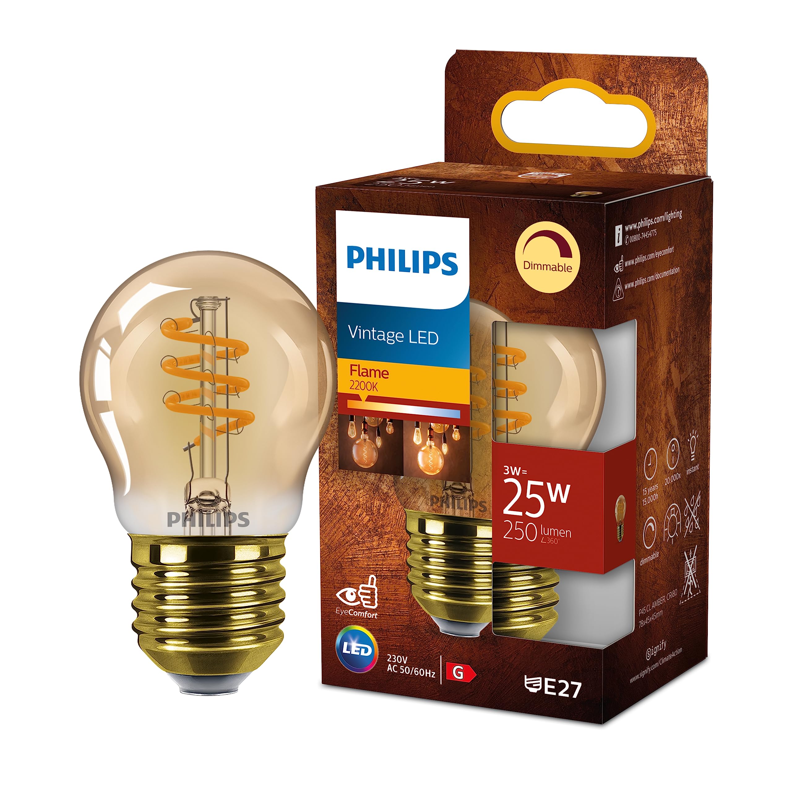 Philips LED T8 Tube 1200mm 16W Warm White