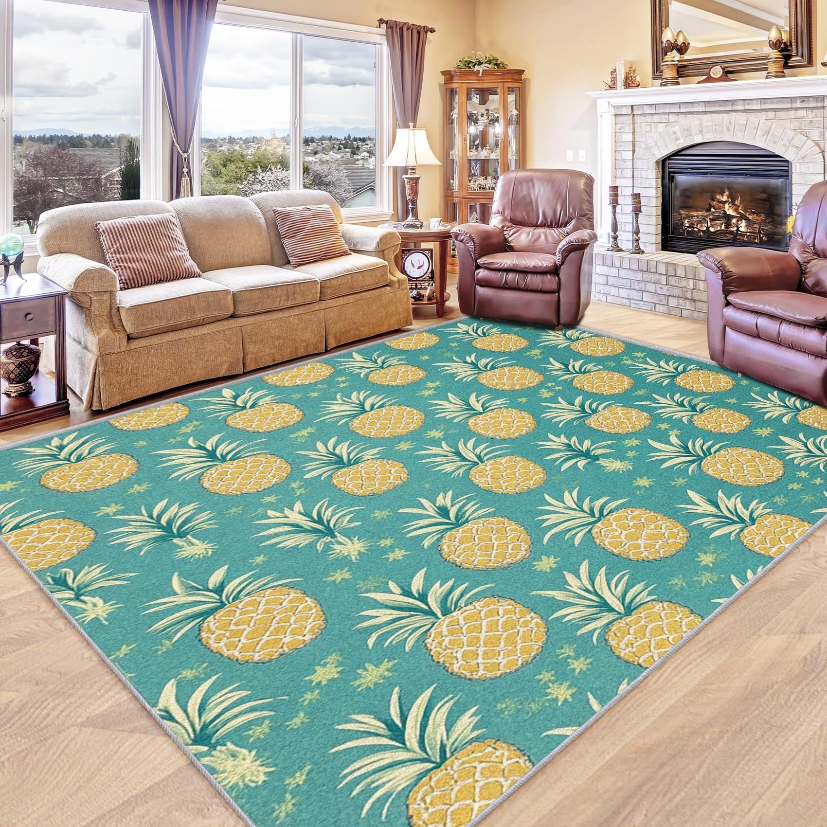 Tapis lavable à poils ras idéal pour éviter les taches de cuisine