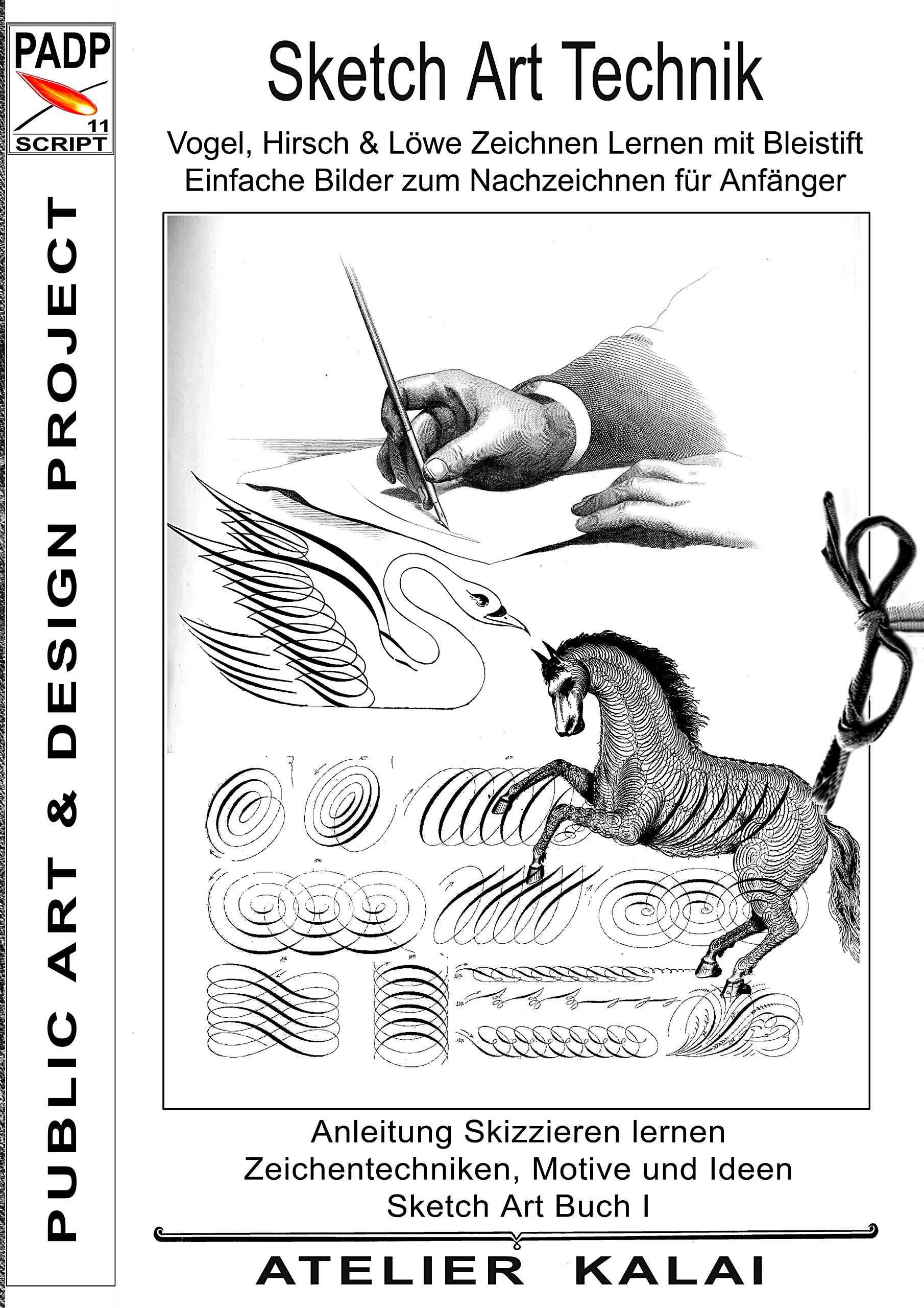 Dessiner un lion ou un cerf facilement grâce à la méthode de sketch