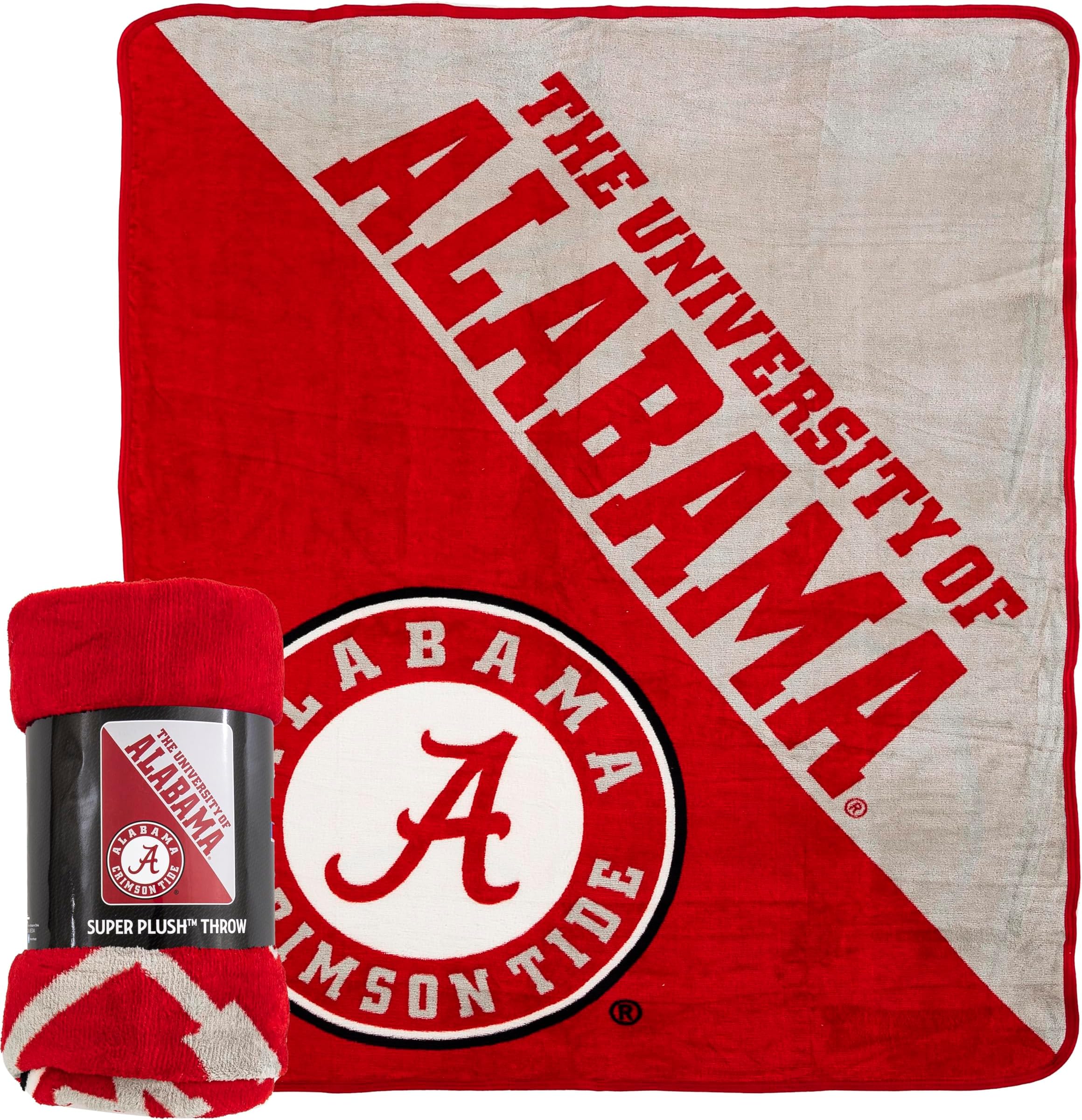 The Northwest Company Indiana Hoosiers "Halftone" Micro Raschel Throw Blanket, 46" x 60" , Red