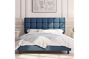 Queen Size Upholstered Bed Frame with Included Mattress
