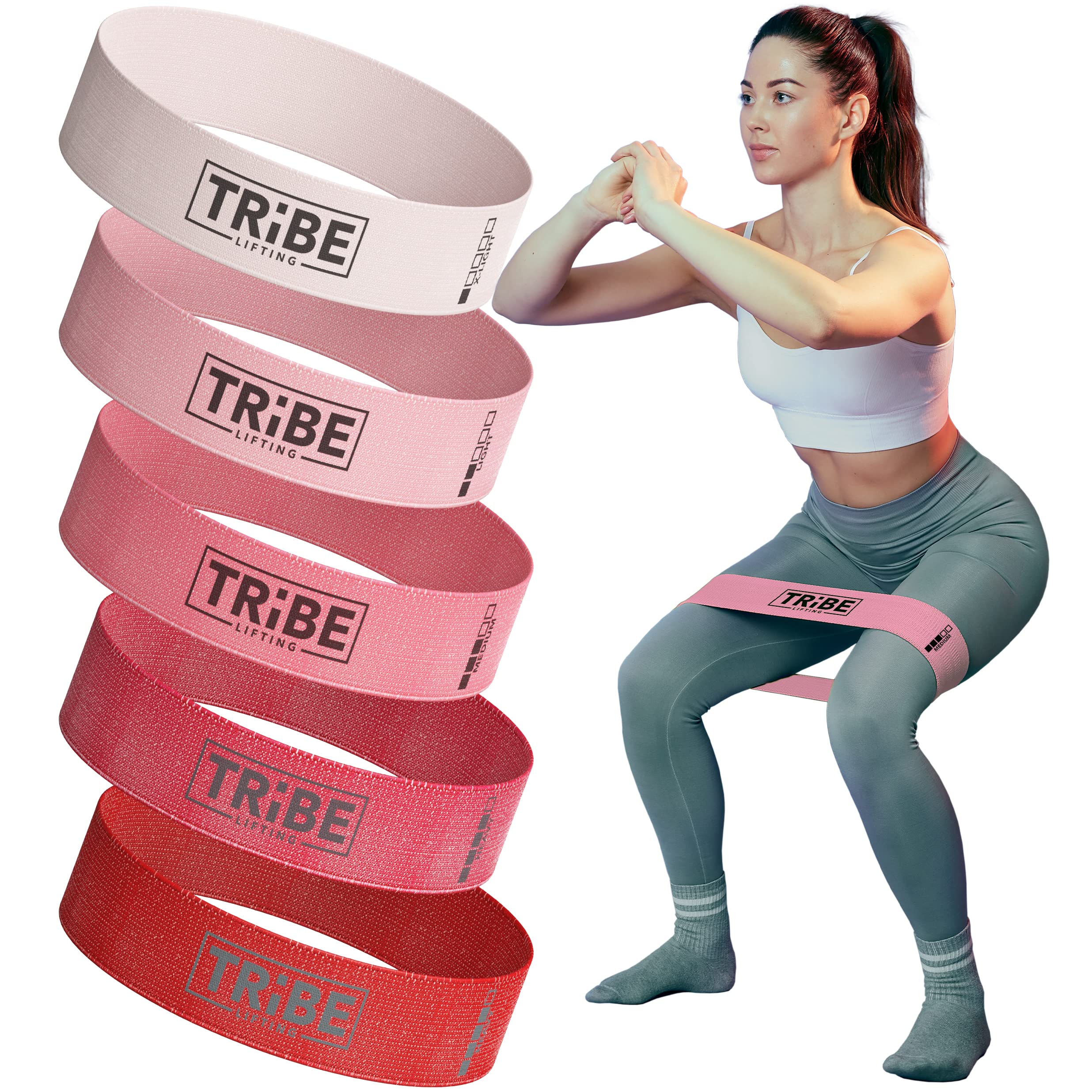 Fabric Resistance Bands for Training - Booty Bands for Women and Men - Exercise Bands Resistance Bands Set - Training Bands Resistance Bands for Legs - Fitness Bands