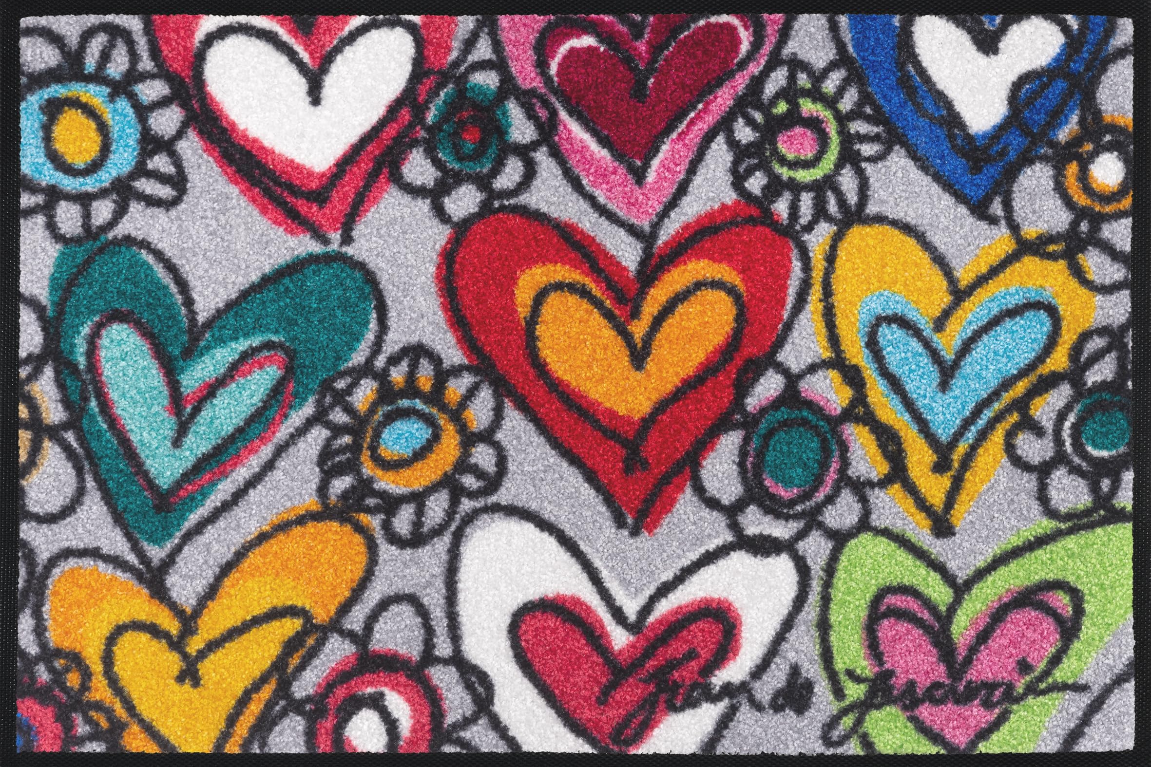 Paillasson intérieur wash+dry pour une entrée accueillante et colorée