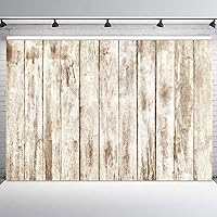 Vista 13 de LB Telón de fondo rústico de 7 x 5 pies para fotos, tablero de madera vintage, telón de fondo de fotografía de vaquero occidental para niños, baby