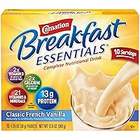 Vista 1 de Carnation Breakfast Essentials Instant Breakfast Classic French Vanilla 10ct 2 pack
