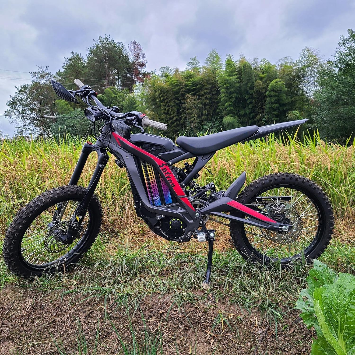 2nd Generation Modified Longer Rear Fender Fit to Sur-Ron Light Bee X And S. Streamlined Long Dirt Pit Mudguards Tail Guard for SURRON