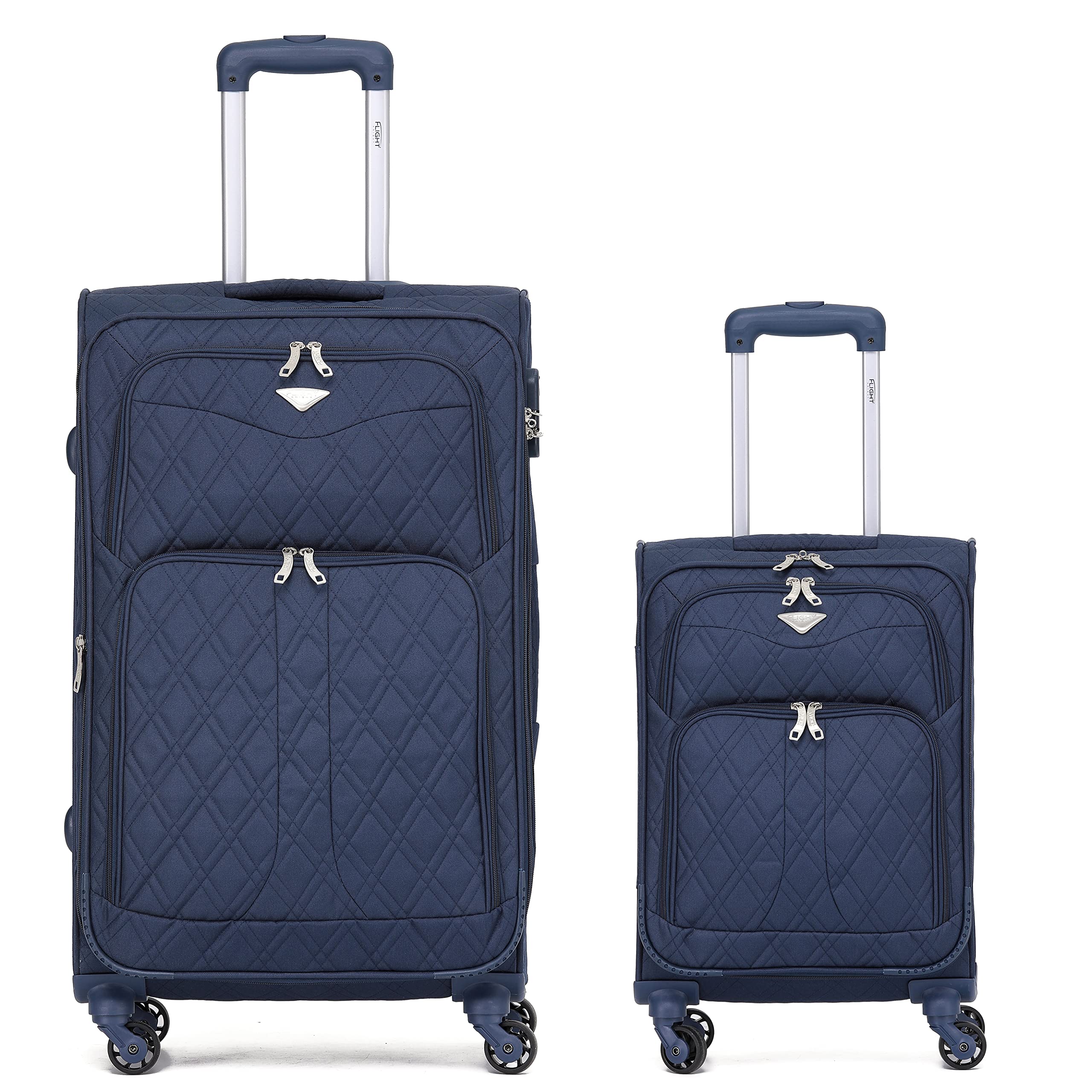 Flight Knight Lightweight 4 Wheel 800D Soft Case Suitcases Anti Crack Cabin & Hold Luggage Options Approved for Over 100 Airlines Including easyJet, BA & Many More! — view 108