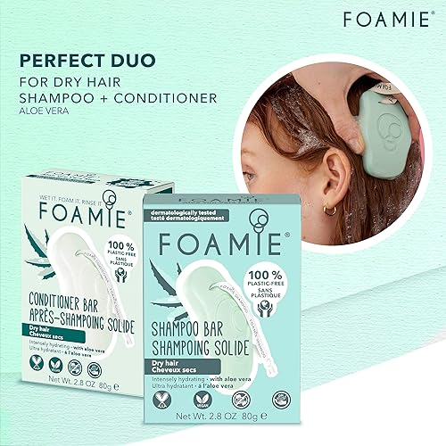 Miniatura 5 de Foamie Acondicionador natural para cabello sin jabón, acondicionador de volumen para cabello fino, acondicionador sólido para hombres y mujeres,