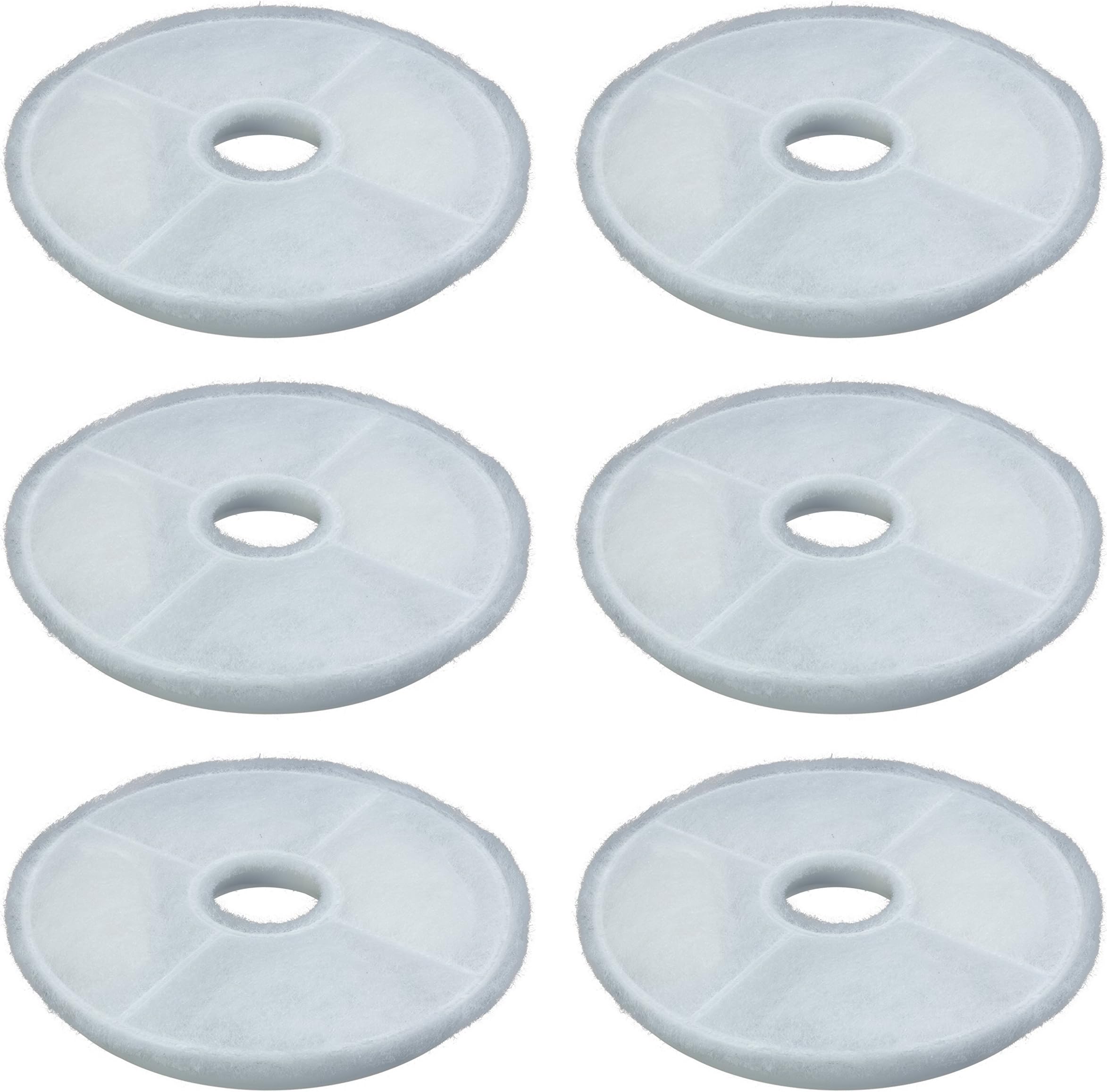 Filters for Catit Design Senses Fountains and Catit Flower Fountains, Pack of 6
