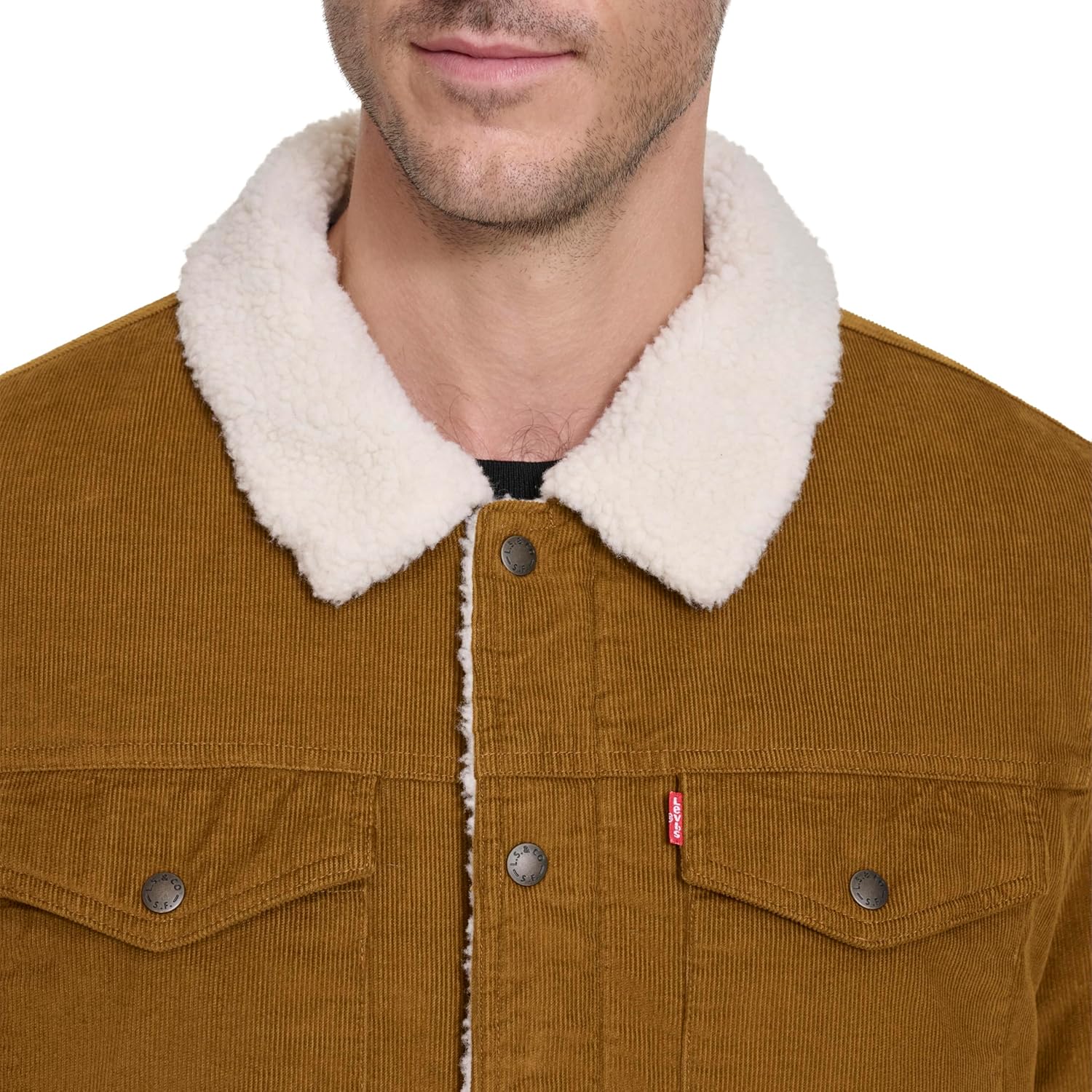 Levi's Men's Corduroy Sherpa Lined Trucker Jacket (Regular & Big & Tall Sizes) - Image 5