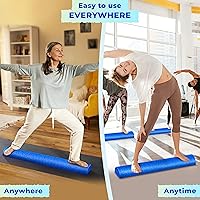 Vista 4 de Yes4All High-Density EPP Half Round Back Roller Foam, Exercise Foam Roller for Yoga, Pilates & Stretching - 12, 18, 24, 36 inch