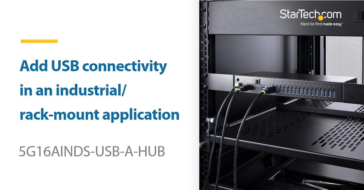 Amazon.com: StarTech 16-Port Industrial USB 3.0 Hub 5Gbps, TAA