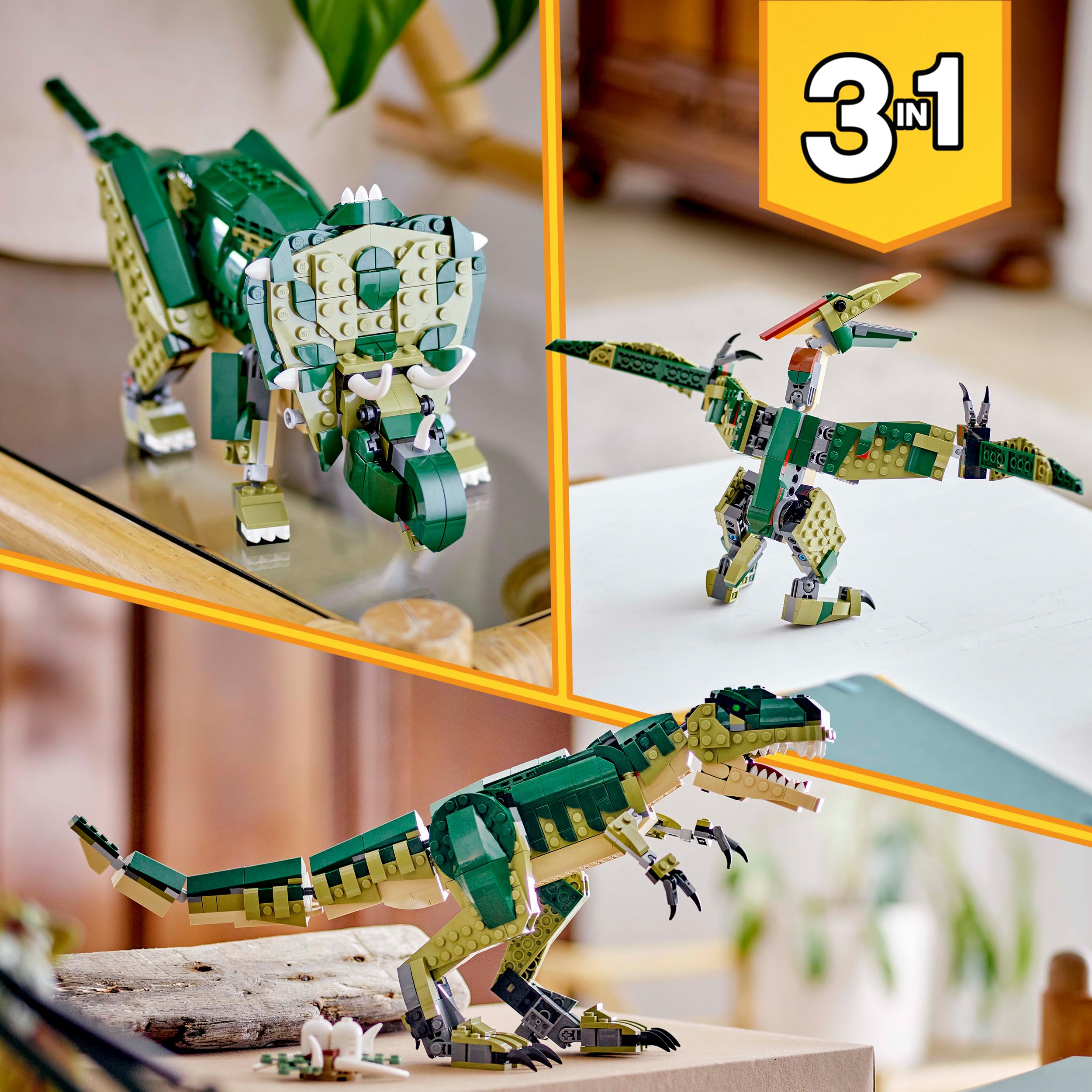 Amazon.com: LEGO 3IN1 TREX 626PC : Toys & Games