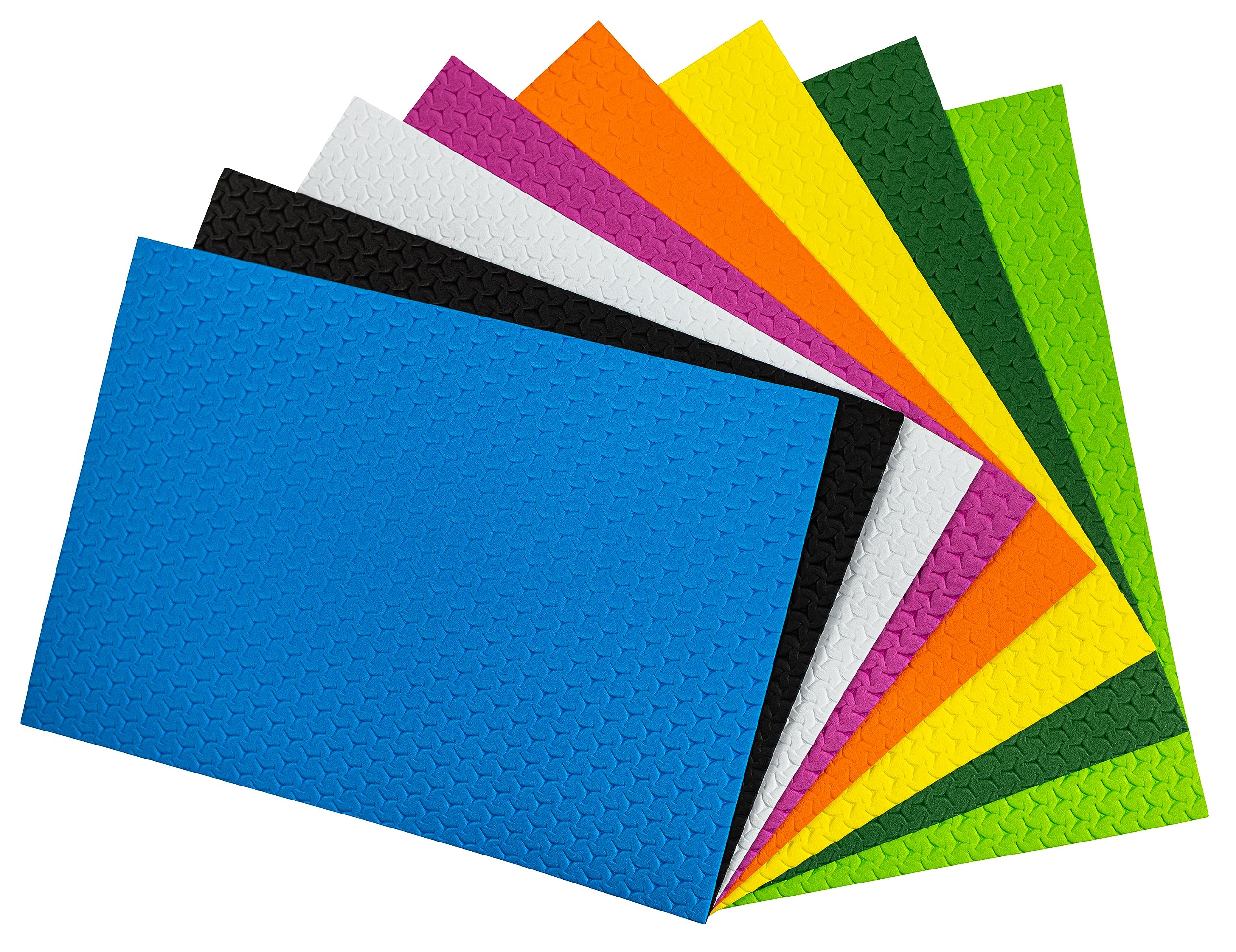 Interdruk - DIY Craft Foam Sheets - 8X A4 Sheets - Assorted Windmill Colours