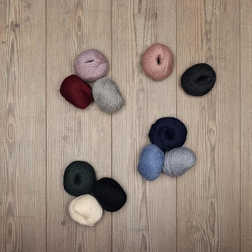 Miniatura 8 de 100 % lana de alpaca para bebé, 3.53oz, peso voluminoso, teñido a mano, hecho en Perú, celestial suave y perfecto para tejer y ganchillo (carnaval