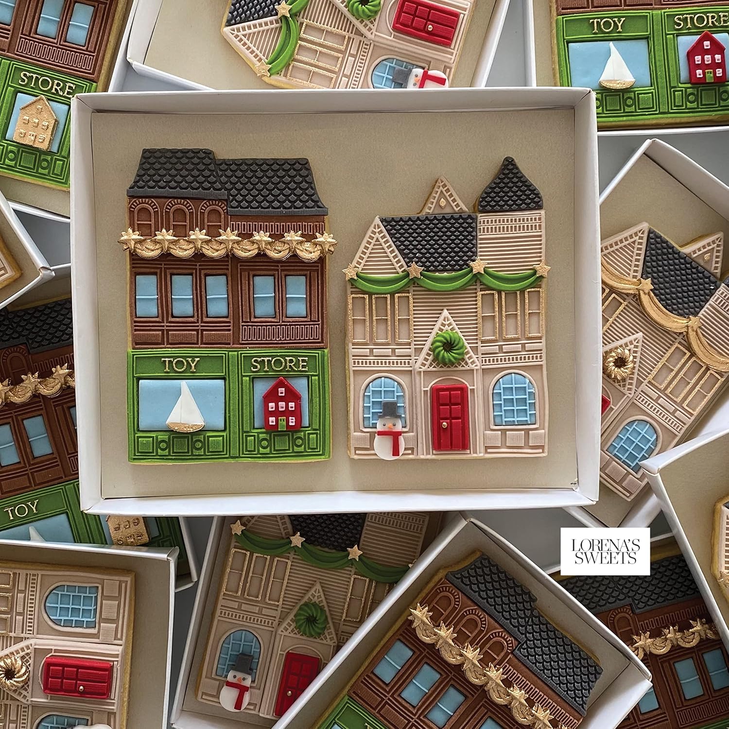 Lorena's Sweets Chistmas in London Cookie Decoration Kit