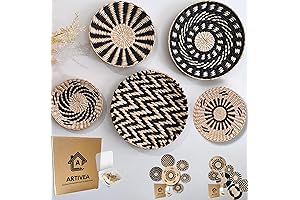 Boho Woven Wall Basket Decor Basket Wall Art