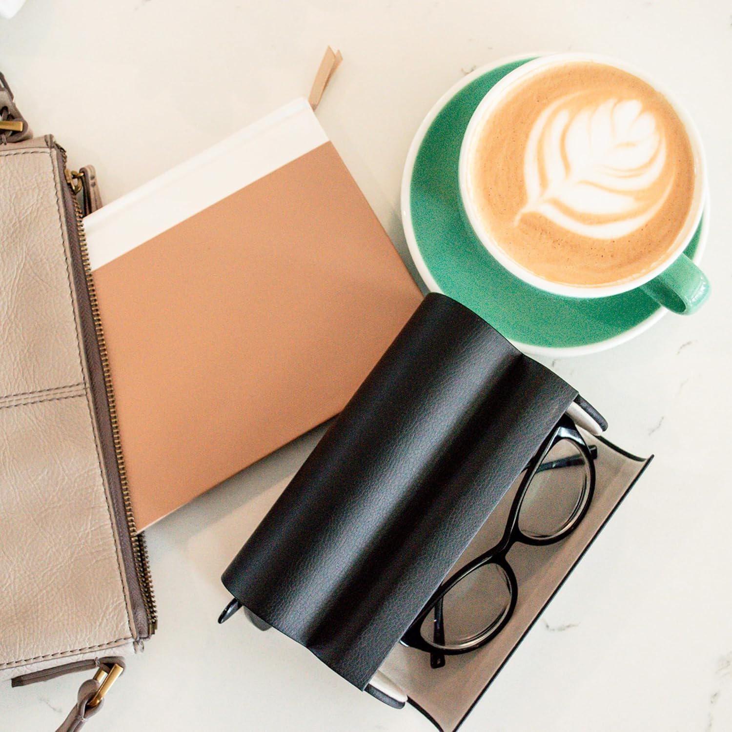 Eyeglass and Sunglass 2-Compartment Travel Case - Image 3