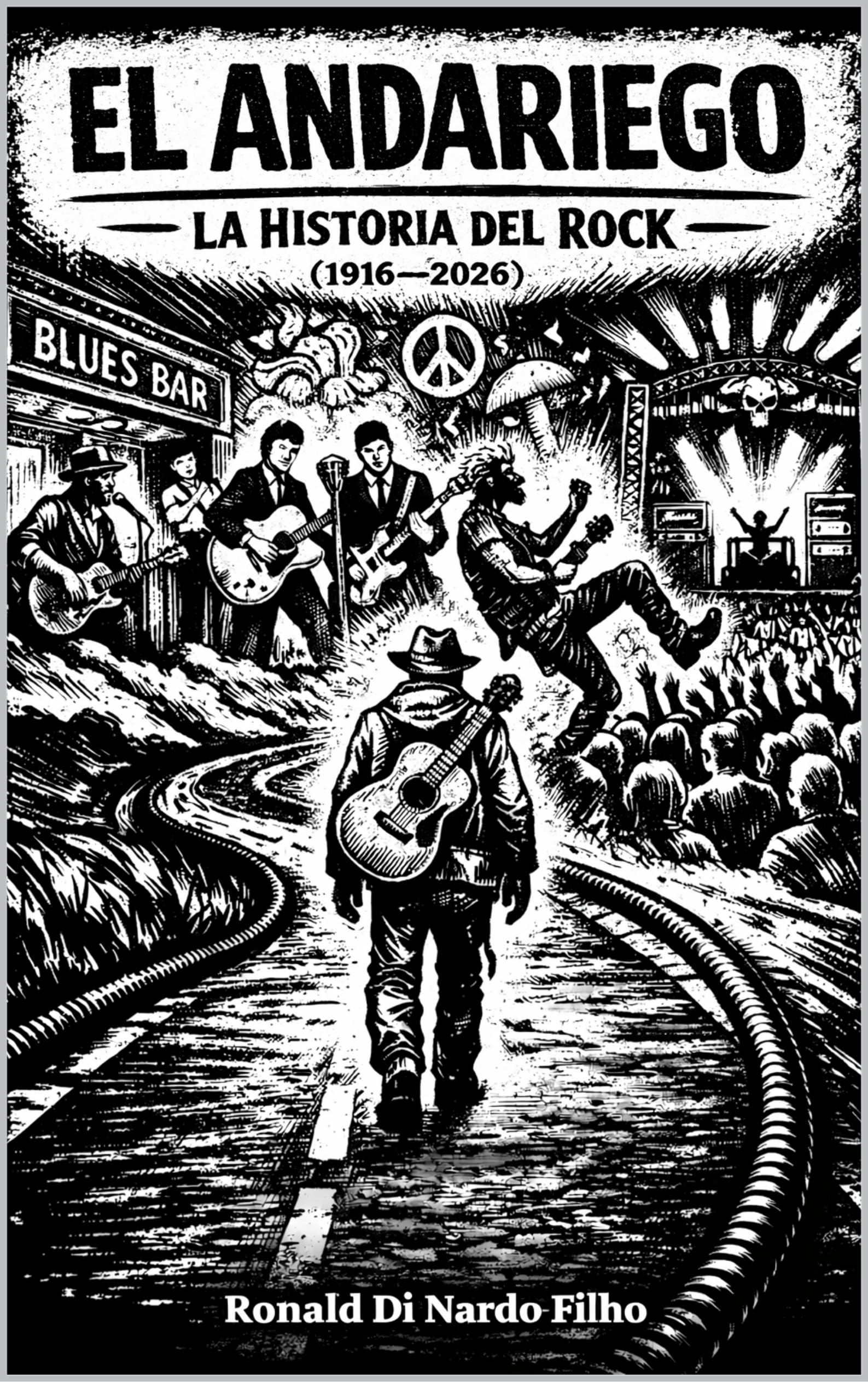 Histoire du Rock 1916-2026 livre El Andariego espagnol