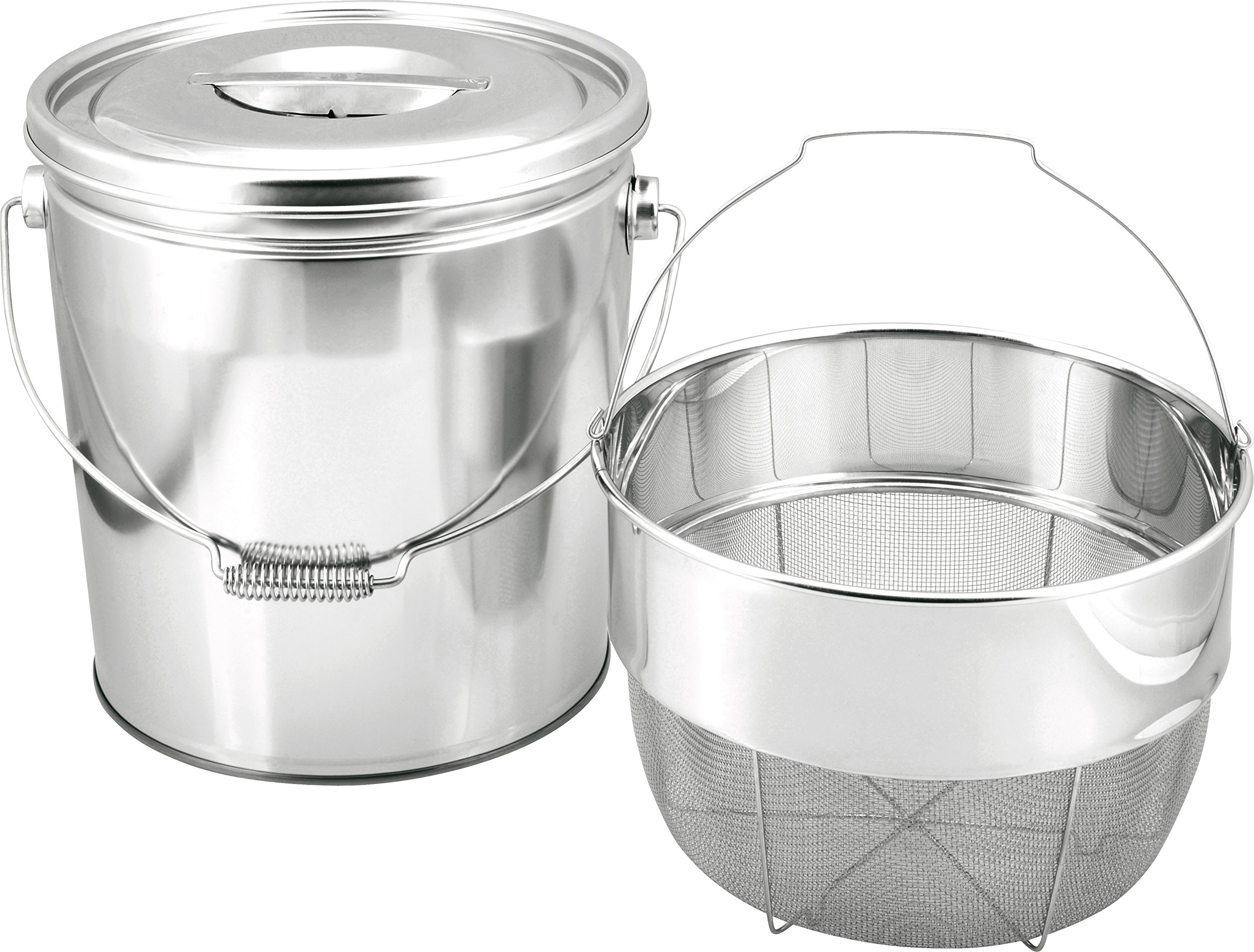 【特価セール】18-8 バケットII(洗いカゴ付)15L 細目 MSD-1520 楽天市場】18-8 バケット2(洗いカゴ付)15L 細目 MSD-1520 : スタイル