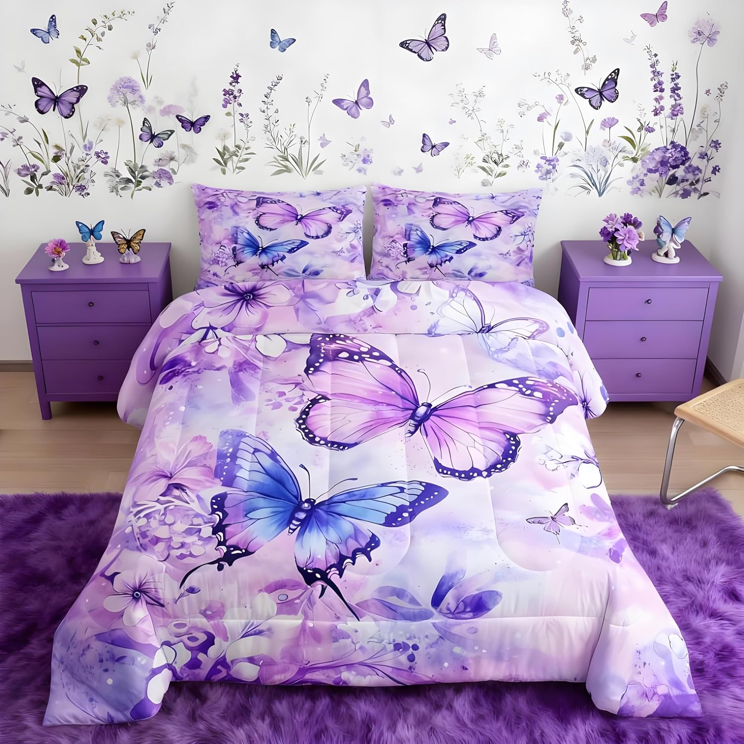 Feelyou Galaxy Evil Eye Comforter Set,Sun Moon and Star Print Bedding Set Queen Size,Boys Girls Bedroom Room Decor,Boho Eye Comforter,Soft Bed Set for All Season