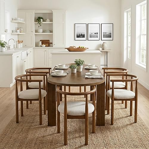 Christopher Knight Home Larkspur Mid-Century Modern Dining Table Set for