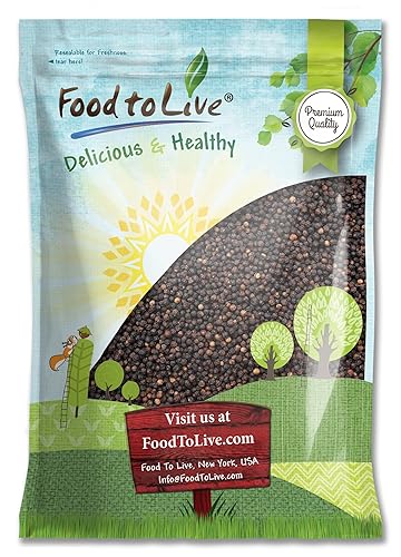 Pimienta negra entera 8 libras verificada sin OMG granos de pimienta secos kosher vegana especias a granel Fuerte sabor picante Rico en minerales