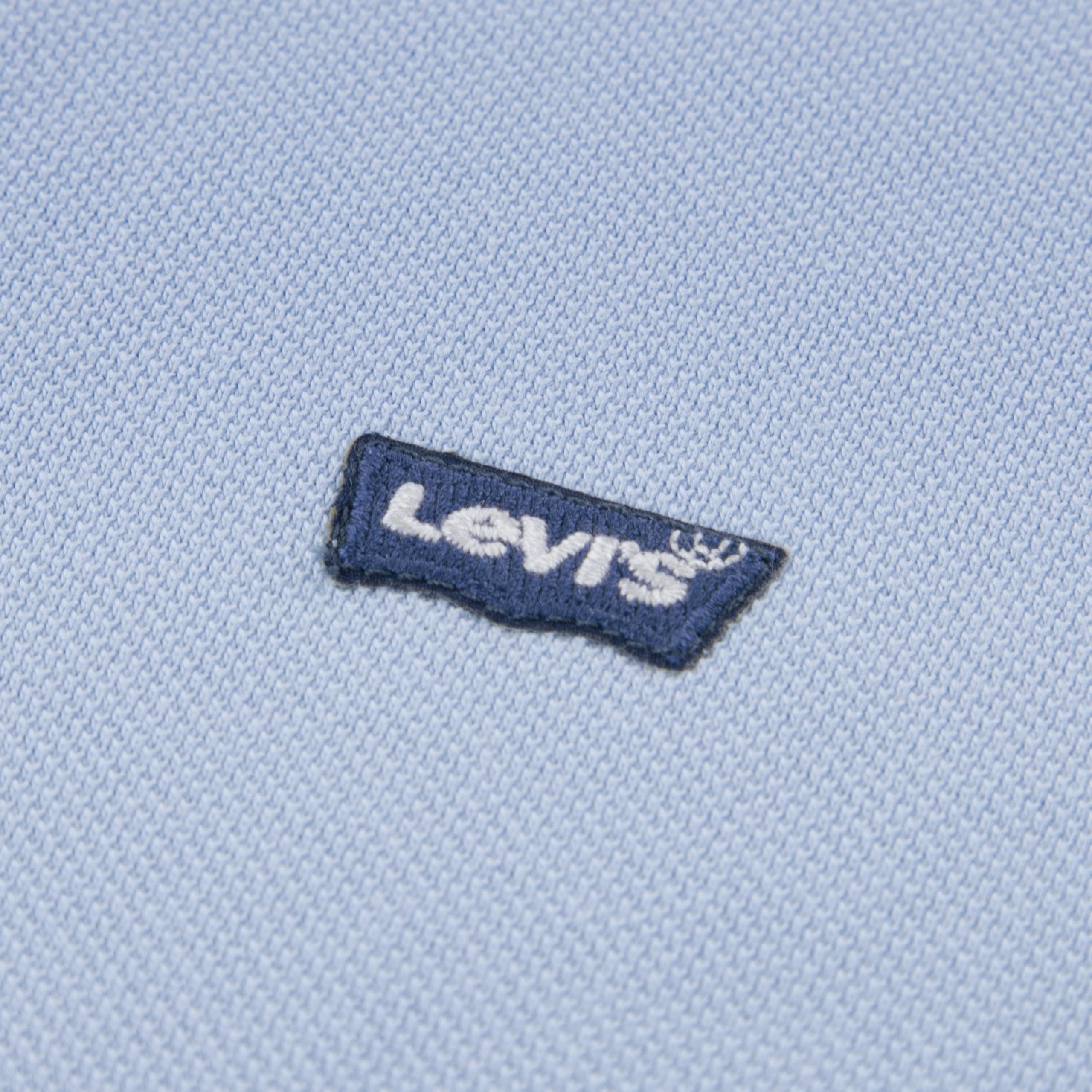 Levi's Polo con Nastro Interno sul Collo Blu Bambino