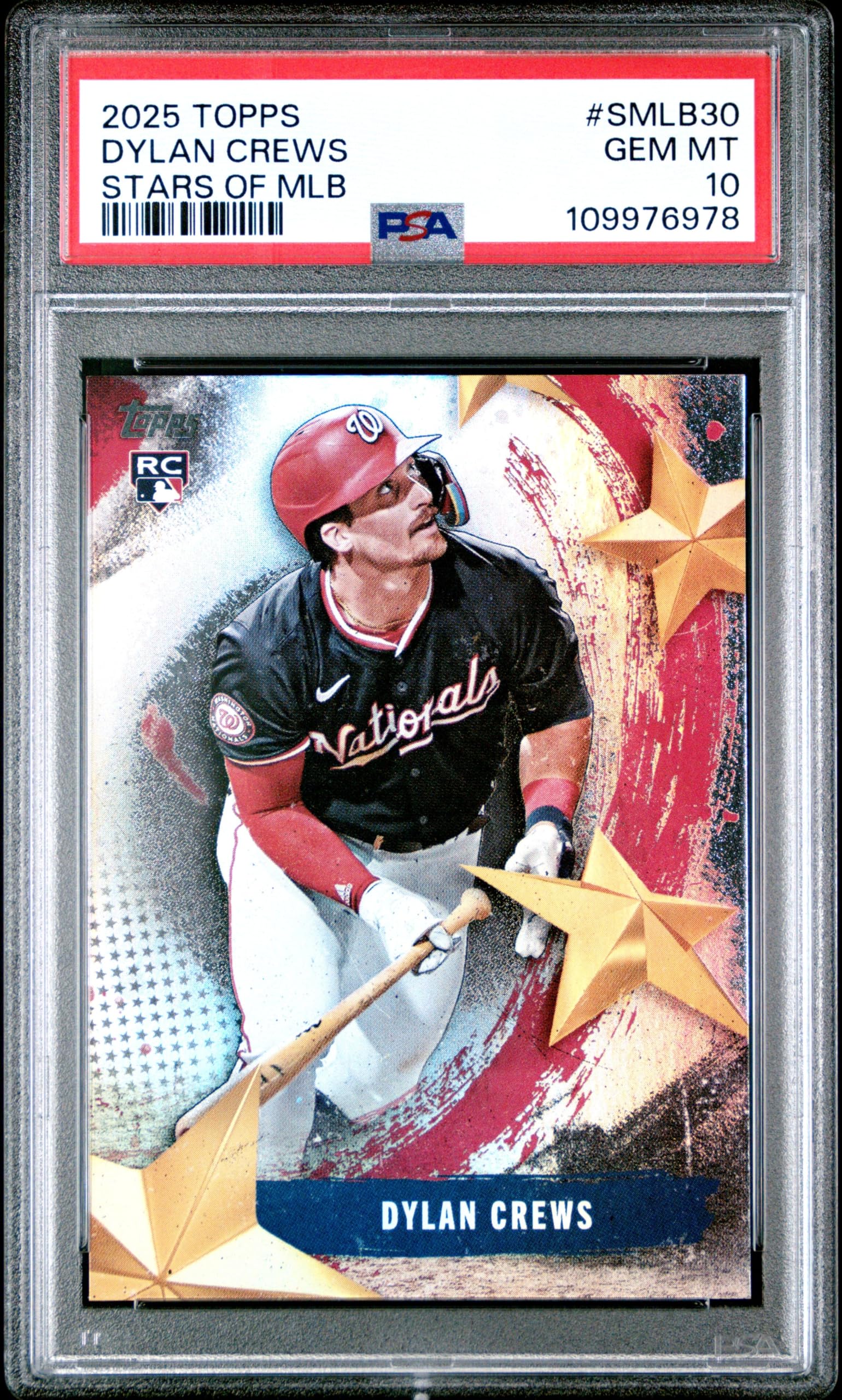Amazon.com: Graded 2025 Topps Dylan Crews #SMLB30 Stars of MLB