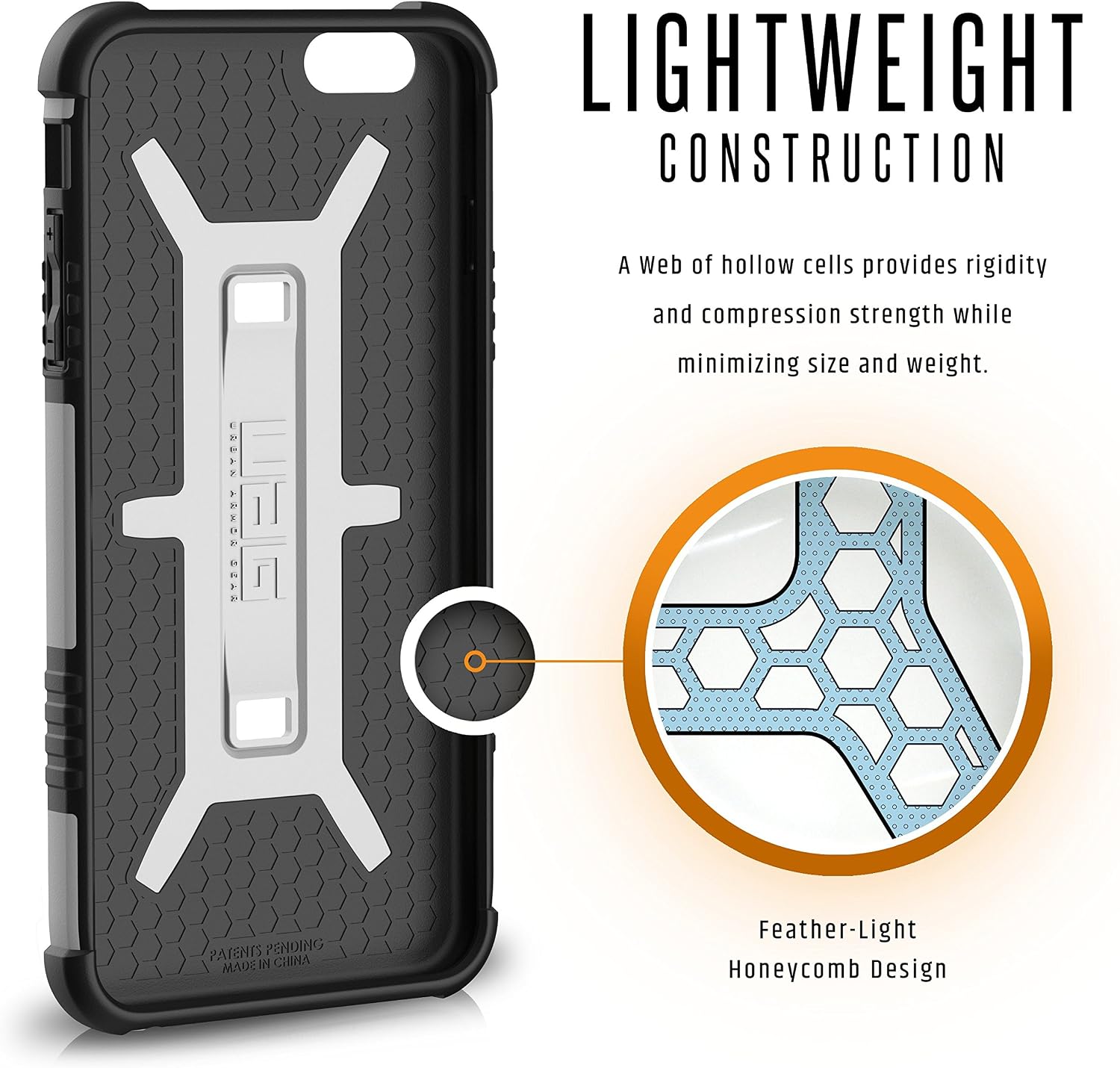 UAG iPhone 6 Plus/iPhone 6s Plus Feather-Light Composite [White] Military Drop Tested Phone Case