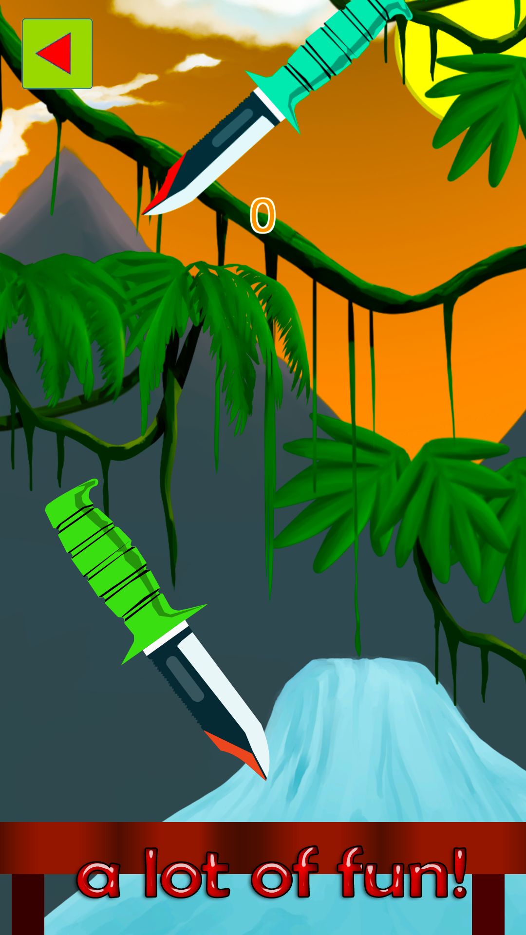 Flippy Extreme Knife Throw App on Amazon Appstore