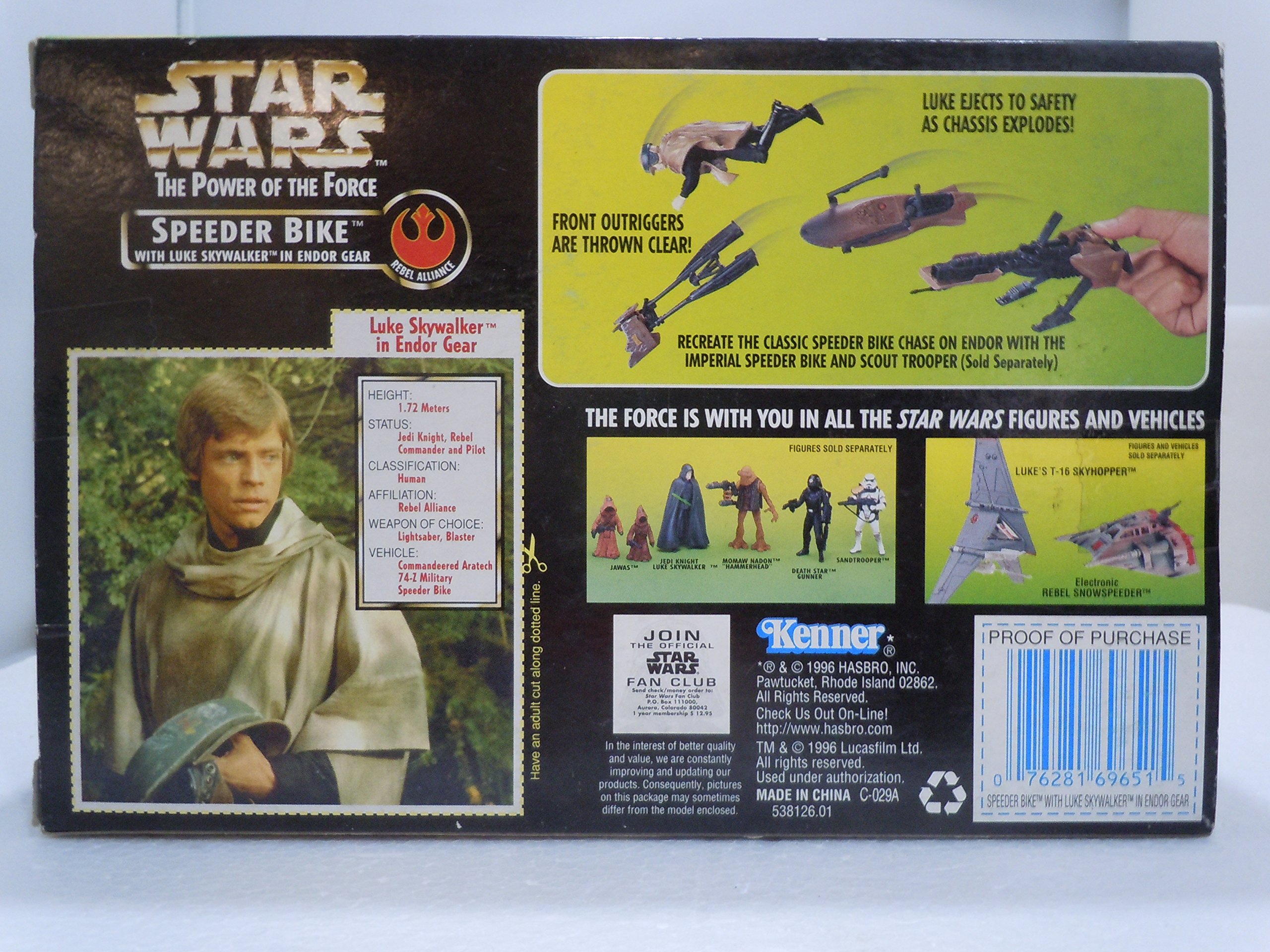 Star Wars the Power of the Force Speeder Bike